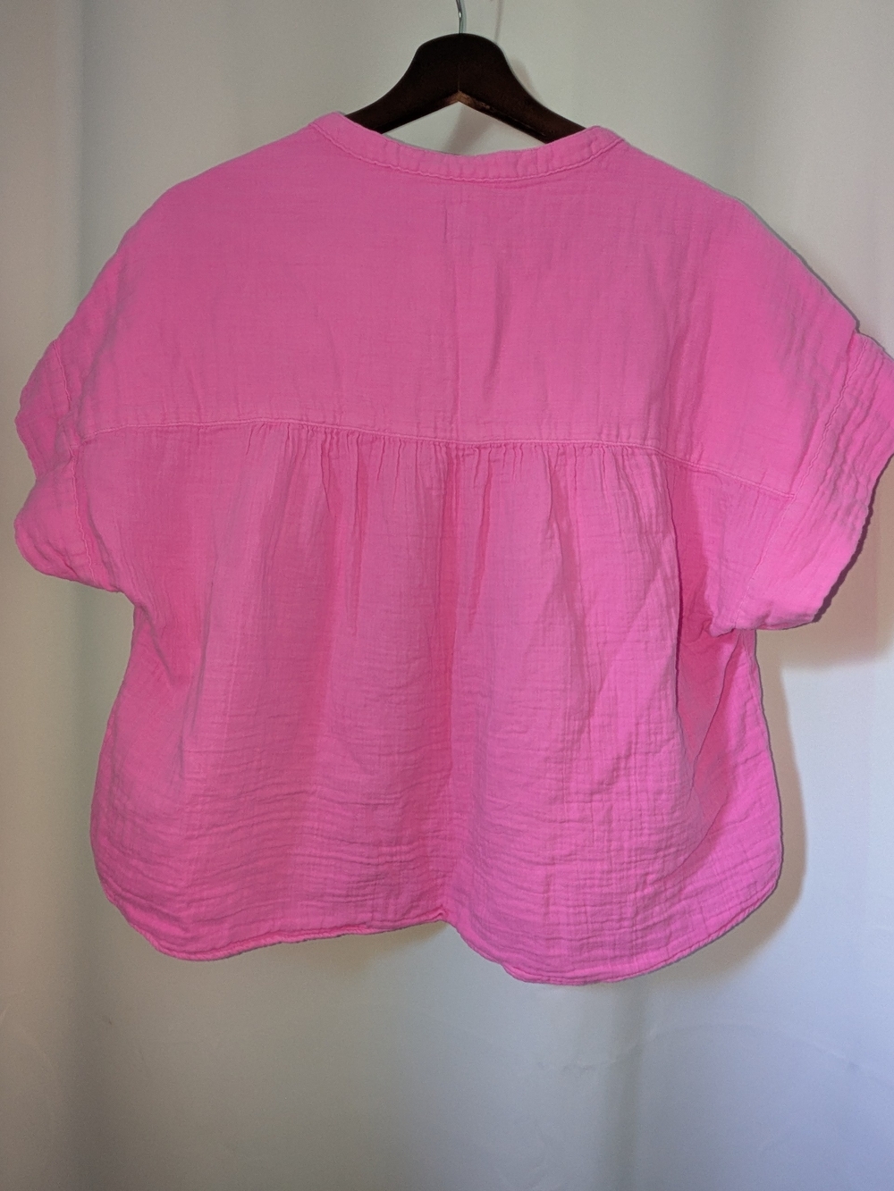 GAP Cotton Gauze Dolman Shirt - Picture 3 of 5